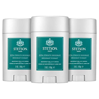 Stetson Oasis Heavy Duty Deodorant by Scent Beauty - 3 Pack