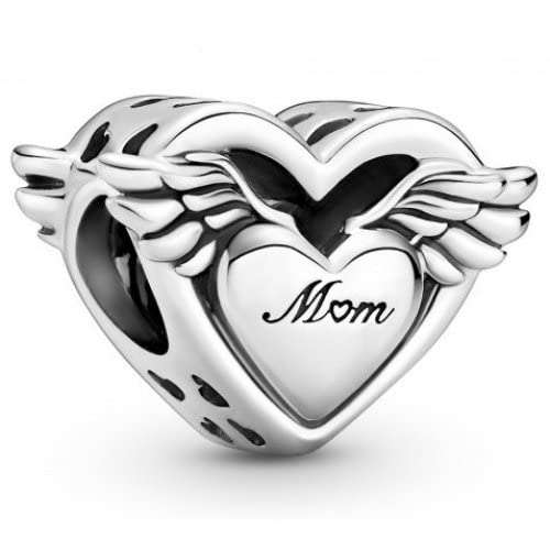 PANDORA Angel Wings & Mom Charm, With Gift Box