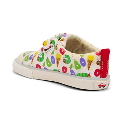See Kai Run - Stevie II Sneaker for Toddlers, White/The Very Hungry Caterpillar‚Ñ¢, 5