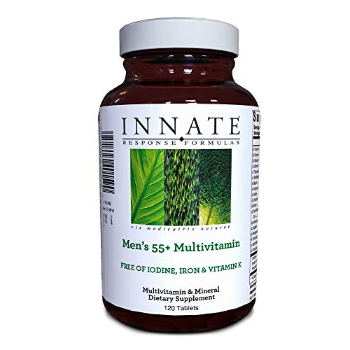 INNATE Response Formulas, Men's 55+ Multivitamin, Daily Vitamin, Non-GMO, 120 Tablets (60 Servings)