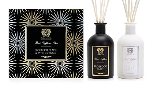 Two 200ml HA Duo White Spruce and Prosecco Black