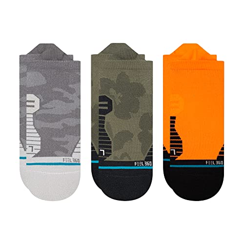 Stance Klicks 3 Pack Tab Socks (Medium, Multi)