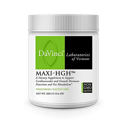 DaVinci Labs Maxi-HGH - Amino Acid Supplement to Support Cardiovascular System, Muscle Recovery and Human Growth Hormone Release - Gluten-Free - Vegetarian - 328.5 g Powder