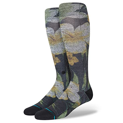 Stance Rivi Dress OTC Socks (Large, Black)