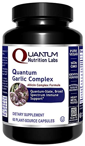Quantum Garlic Complex - 60 Veg caps - Allicin/Botantical Formula; Quantum-State, Broad Spectrum Immune Support