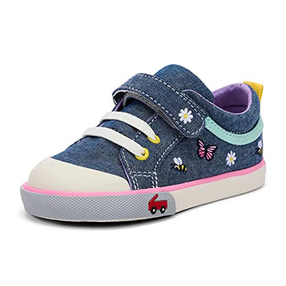 See Kai Run - Kristin Sneaker for Little Kids, Chambray Garden, 10.5