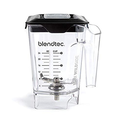 Blendtec Mini WildSide (46 oz), Five Sided, Personalized Blender Jar Vented Latching Lid, BPA-free, Clear