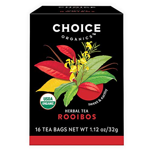 Choice Organics ‚Äì Organic Rooibos Tea (6 Pack) ‚Äì Organic Herbal Tea ‚Äì 96 Tea Bags