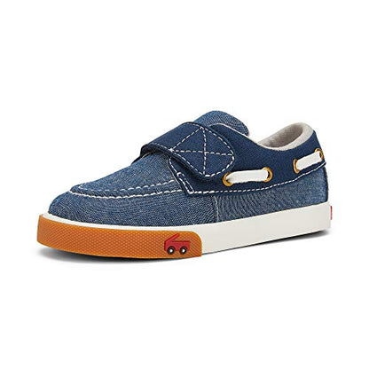 See Kai Run - Anker Water Shoe for Toddlers, Blue/Orange, 9