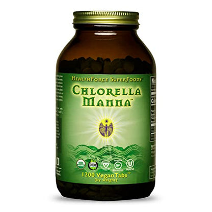 HealthForce SuperFoods Chlorella Manna - VeganTabs 1200