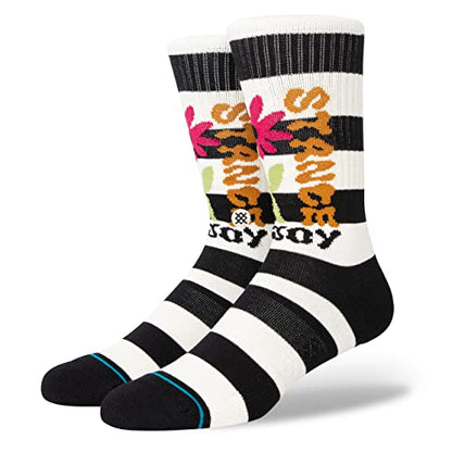 Stance Enjoy Crew Socks (Large, Black)