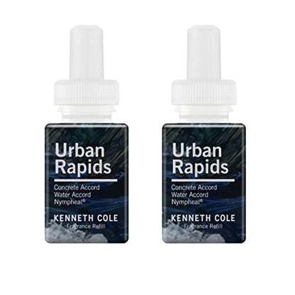 Pura and Kenneth Cole - Home Fragrance Scent for Air Diffusers - Room Freshener - Aromatherapy Scents for Bedrooms & Living Rooms - Scents for Smart Home Diffusers - 2 Pack - Urban Rapids