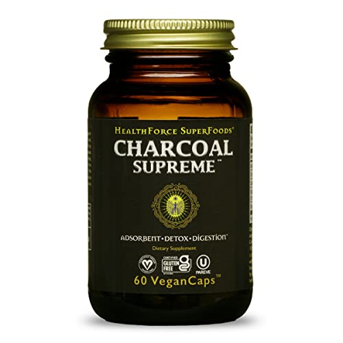 HealthForce SuperFoods Charcoal Supreme - 60 VeganCaps