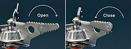Snow Peak LiteMax Titanium Stove - An Ultralight Titanium Backpacking Stove - 4.9 x 3.1 in