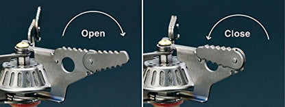 Snow Peak LiteMax Titanium Stove - An Ultralight Titanium Backpacking Stove - 4.9 x 3.1 in