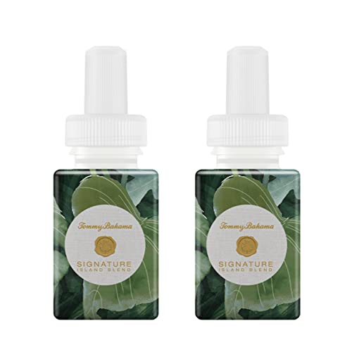 Pura and Tommy Bahama - Fragrance for Smart Home Air Diffusers - Room Freshener - Aromatherapy Scents for Bedrooms & Living Rooms - Odor Eliminator - 2 Pack - Signature Island Blend