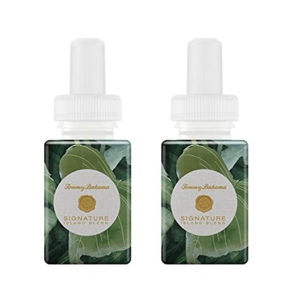 Pura and Tommy Bahama - Fragrance for Smart Home Air Diffusers - Room Freshener - Aromatherapy Scents for Bedrooms & Living Rooms - Odor Eliminator - 2 Pack - Signature Island Blend