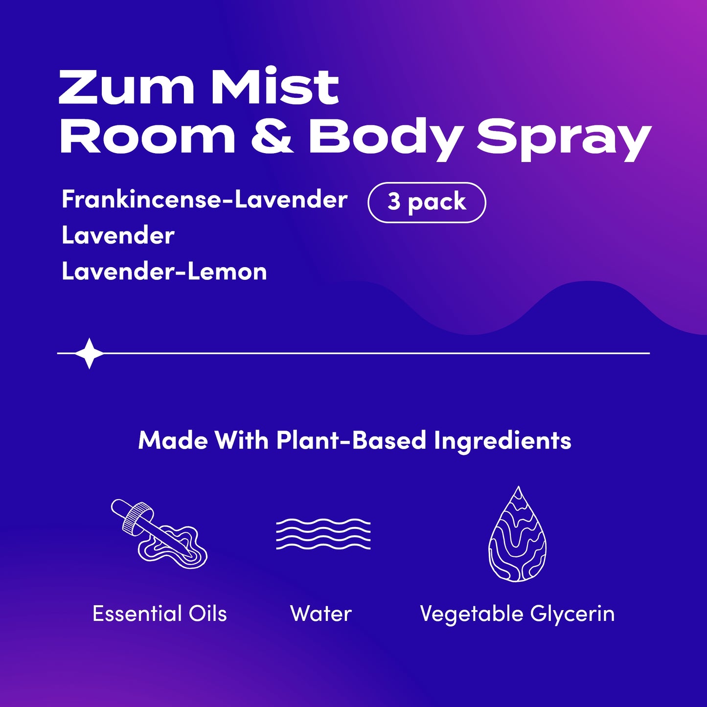 Indigo Wild Lavender Zum Mist Blends 3-Pack