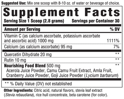 INNATE Response Formulas, C Complete Powder, Antioxidant Vitamin C Supplement, Vegetarian, 2.9 oz (30 servings)