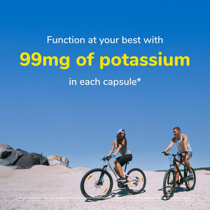 Twinlab Potassium Caps - Chelated Potassium Supplement for Heart Health, Leg Cramps Relief and Muscle Recovery - Potassium Citrate and Aspartate for PH Balance, 99 mg, 180 Caps (Pack of 2)
