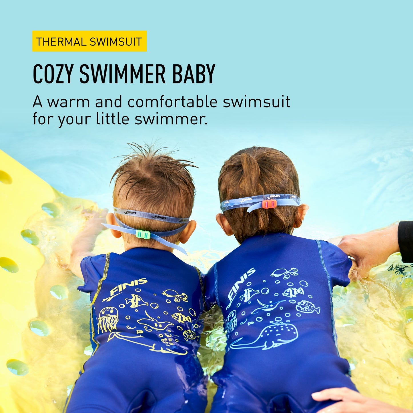 FINIS Cozy Swimmer Blue Medium