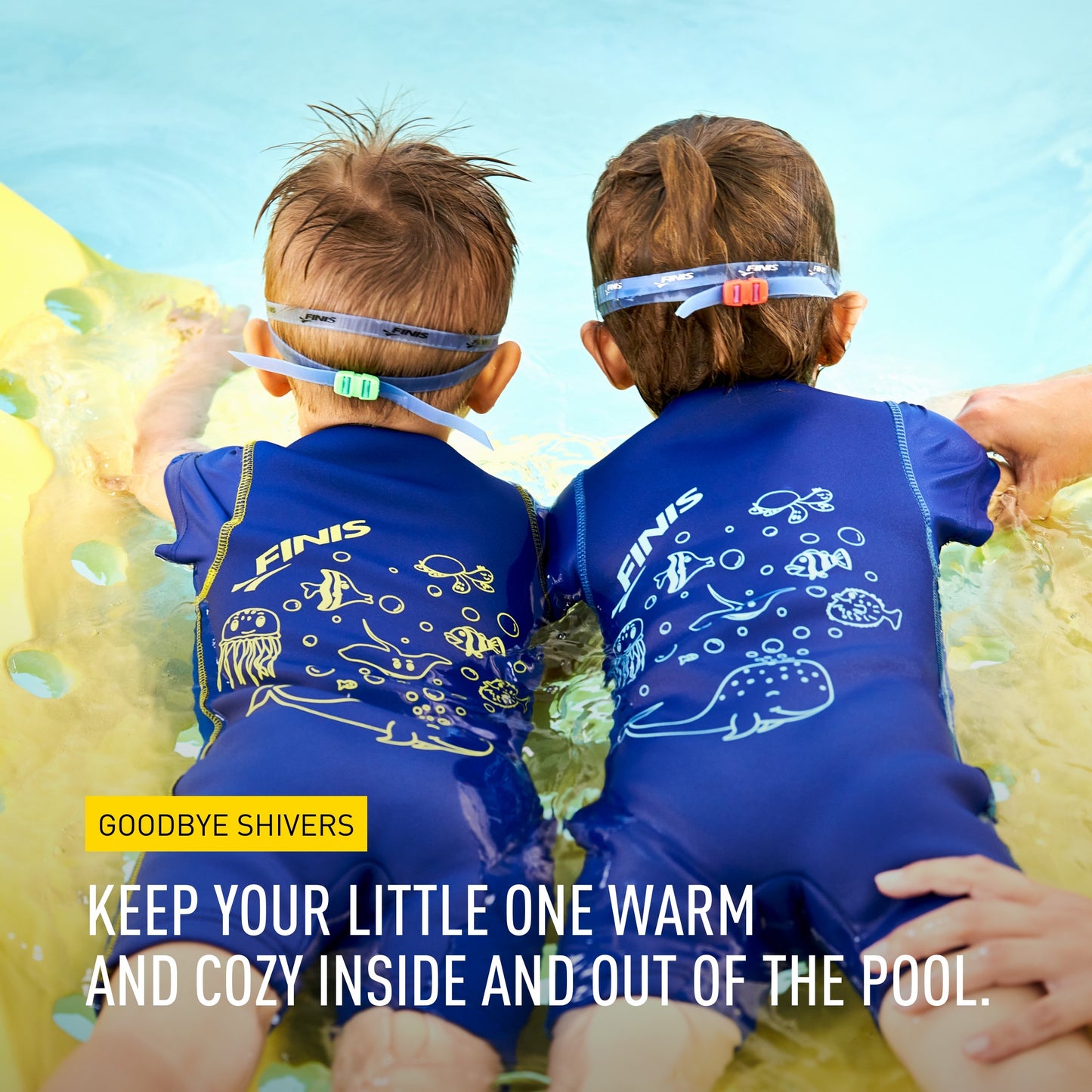 FINIS Cozy Swimmer Blue Medium