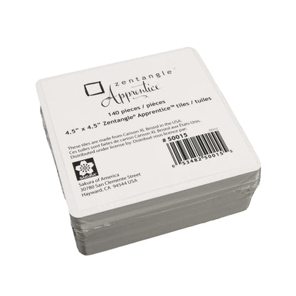 Sakura Canson XL Bristol Zentangle Refill Tile, 4-1/2 x 4-1/2 Inches, White, Pack of 140