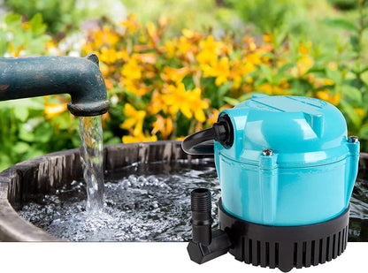 Little Giant 1-AT 115-Volt, 1/200 HP, 170 GPH Small Submersible Permanently Oiled Pump for Fountains, Water Displays and Air Conditioners, 10-Foot Cord, Blue, 500286