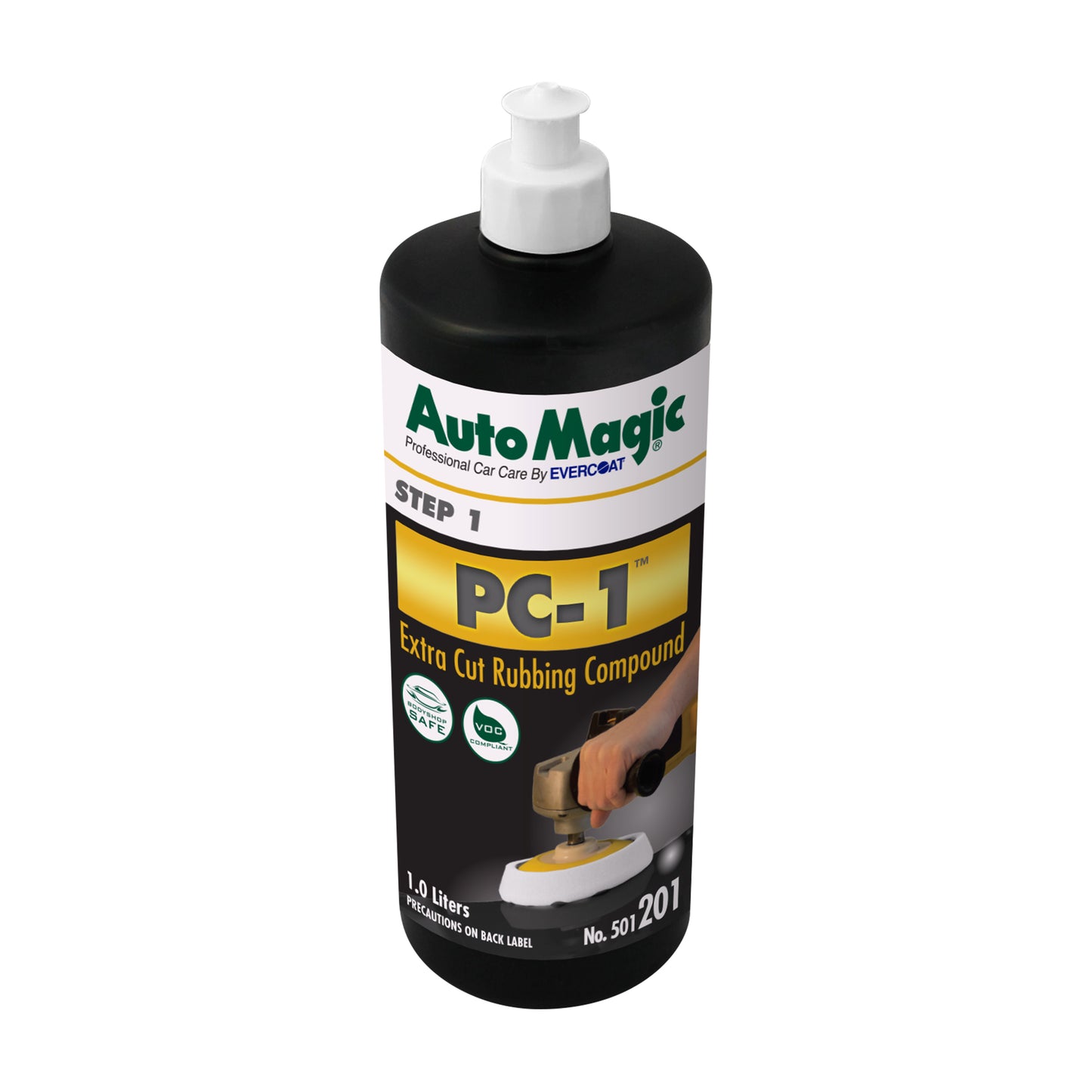 Auto Magic PC-1 Extra-Cut Rubbing Compound for Sandpaper Marks, Scratches, and More - 34 Fl Oz