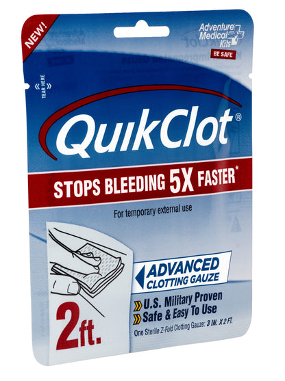 QuikClot Advanced Clotting Gauze - 3 x 24 in
