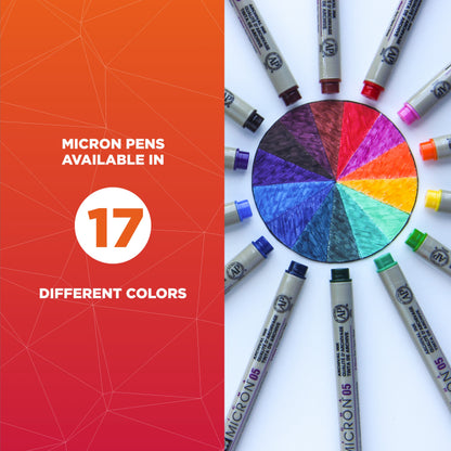 SAKURA - Pigma Micron Fineliner Pens, Archival Black Ink, Assorted Tip Sizes, 8 Pack 30067 + SAKURA - Gelly Roll Classic Gel Pens, Medium Tip, Opaque White Ink, 6 Pack 57488