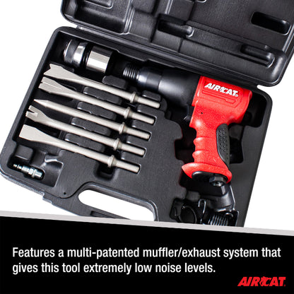 AIRCAT 5100-A .401 Shank Composite Medium Stroke Air Hammer Kit - 3,000 BPM