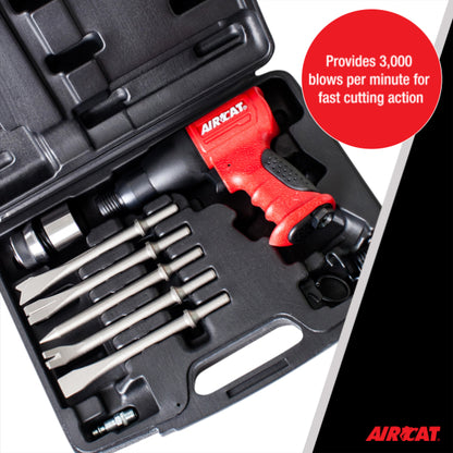 AIRCAT 5100-A .401 Shank Composite Medium Stroke Air Hammer Kit - 3,000 BPM