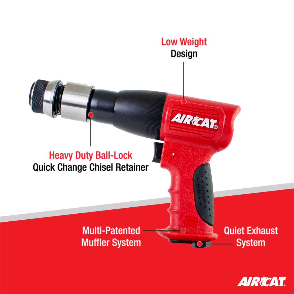 AirCAT 5100-A-T Composite Medium Stroke Air Hammer 3,000 BPM