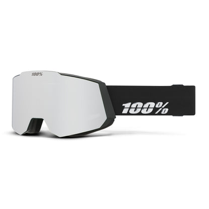 SNOWCRAFT HiPER Goggle Black/Silver - Mirror Silver Lens