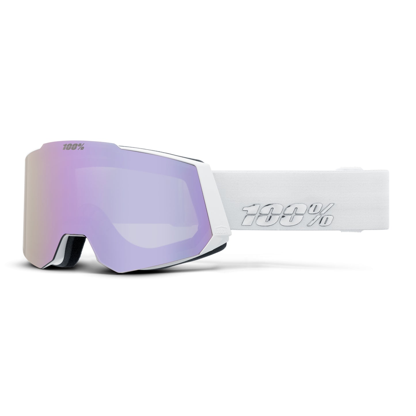 SNOWCRAFT HiPER Goggle White/Lavender - Mirror Lavender Lens