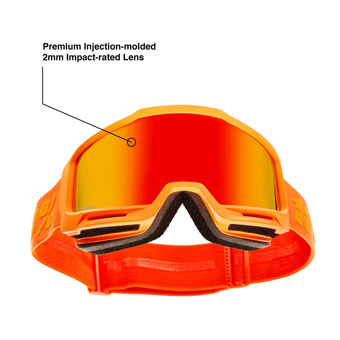 OKAN HiPER Goggle Nation - Mirror Blue Flash Lens