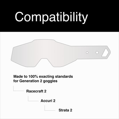 100% Standard Tear Offs 20 Pack - RC2/AC2/ST2 Compatible (2 x 7 Pack)