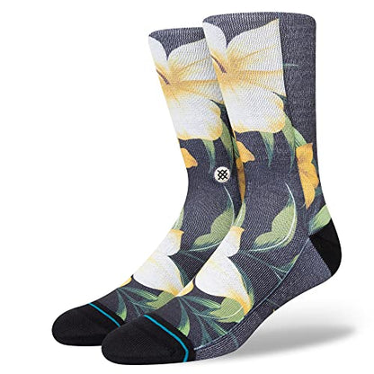 Stance Rivi Tropics Crew Socks (Small, Black)