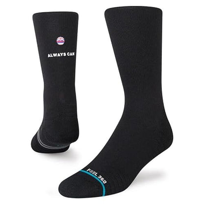 Stance Da Rulk Crew Socks (Medium, Black)
