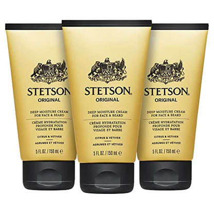 SCENT BEAUTY Stetson Original Deep Moisture For Face & Beard 3 Pack