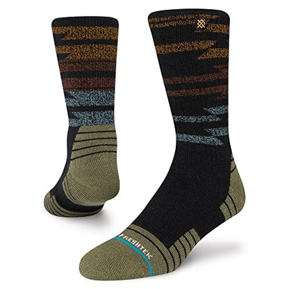 Stance Blanket Statement Crew Socks (Small, Black)