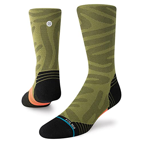 Stance Ciele Camo Crew Socks (Medium, Black)