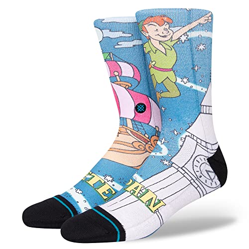 Stance Peter Pan By Travis Crew Socks (Medium, Blue)