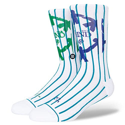 Stance Love Your Mind Crew Socks (Medium, White)
