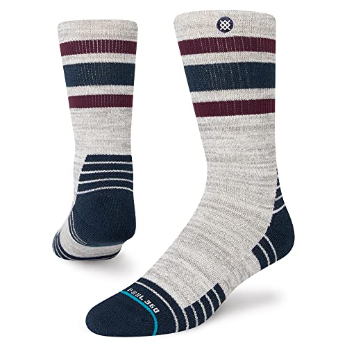Stance Pass Thru Crew Socks (Small, Natural)