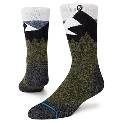 Stance Divided Crew Socks (Large, Blue)
