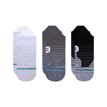 Stance Versa Tab Socks [3 Pack] (Medium, Black/White)