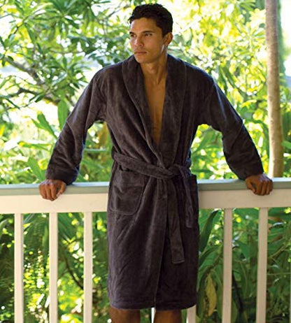 Cariloha Ultra-Plush Bamboo Bathrobe - Luxuriously Soft and Comfortable - Wicks Moisture - Eco-friendly - Unisex - Large/XLarge - White