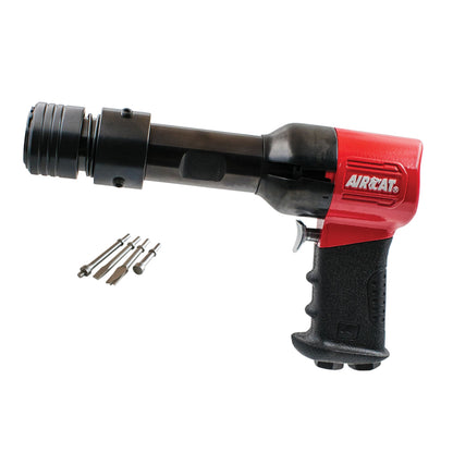 AirCat 5300-B: .498 Super Duty Air Hammer Kit 1,760 Bpm W/4 Chisels